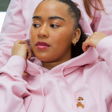 Sweat brodé Pink Power
