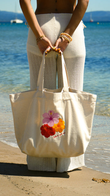 Tote bag Flower Island