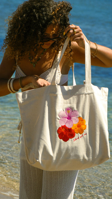 Tote bag Flower Island