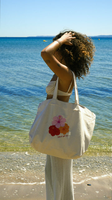 Tote bag Flower Island