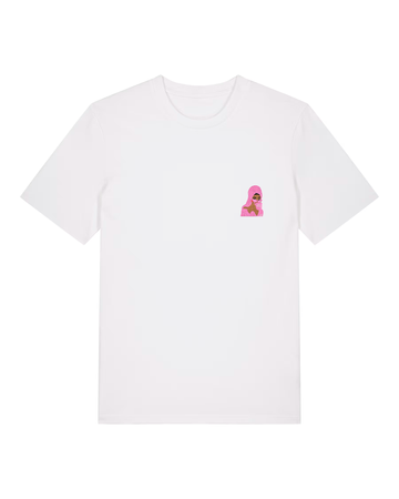 T-shirt brodé Pink Power
