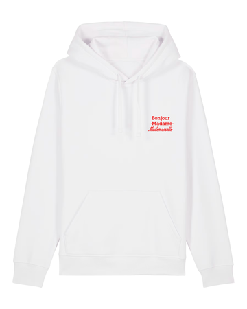 Sweat brodé Bonjour Mademoiselle