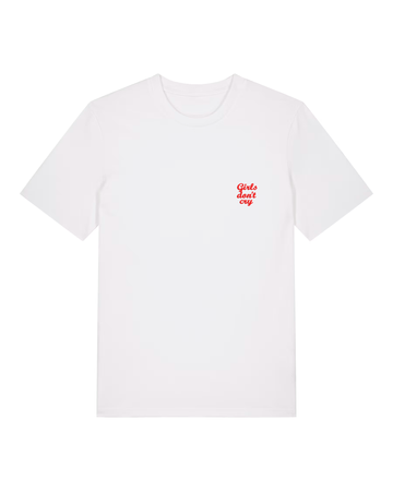 T-shirt brodé Girls Don't Cry