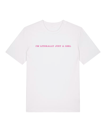T-shirt brodé Im Literally just a Girl