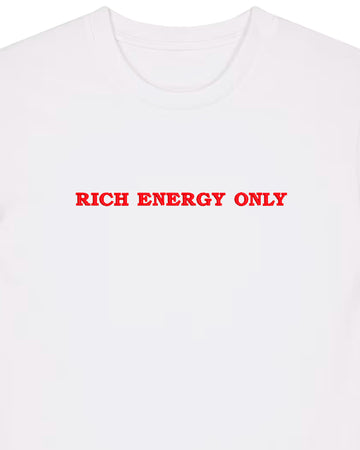 T-shirt brodé rich energy only
