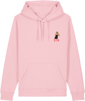 Sweat brodé Too pretty for a job